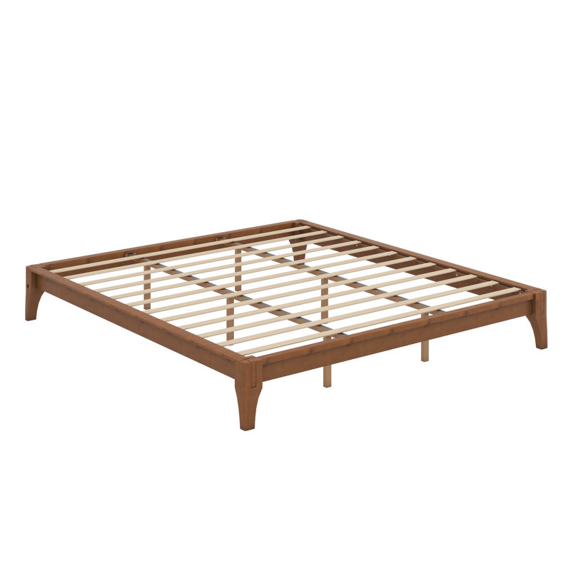 12 Inch Bamboo Platform Bed Frame, King