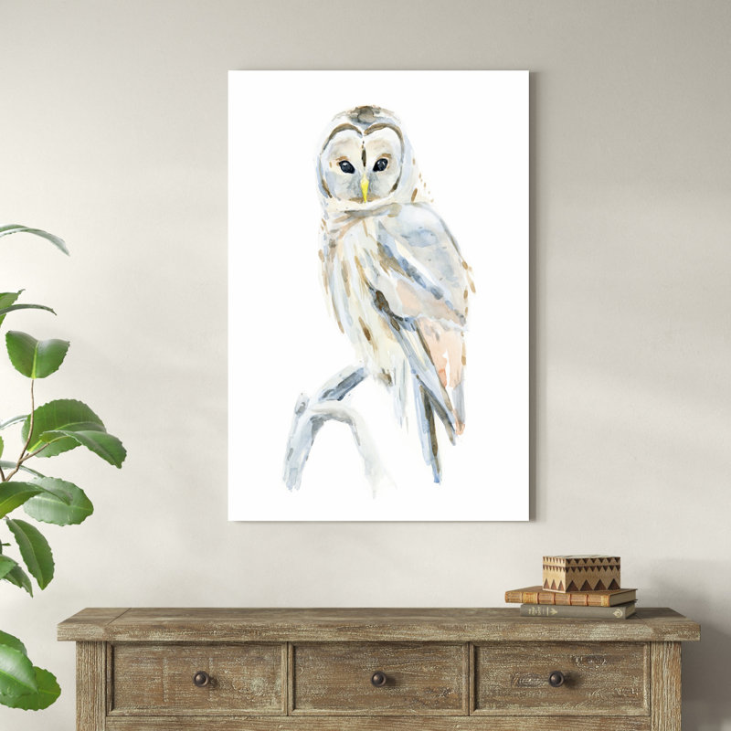 Hibou arctique II, H 48 po x l 32 po
