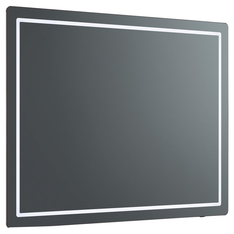 Miroir de salle de bain compact, Carré, 48 po x 48 po
