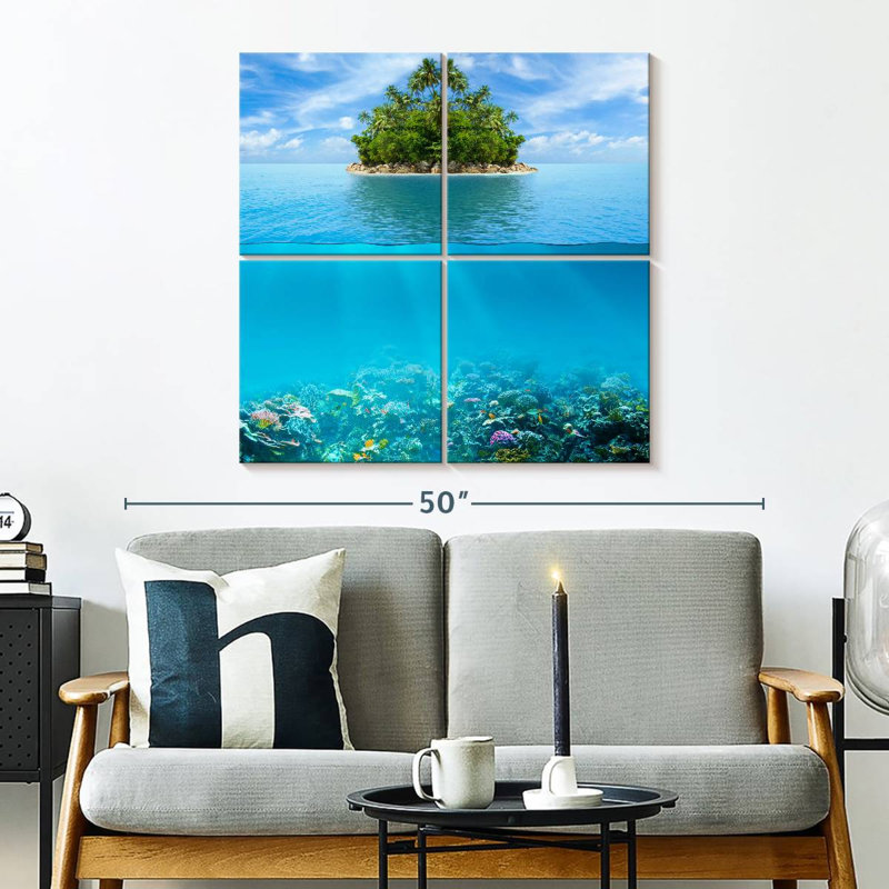 Aletra Underwater Coral Reef, 32'' H x 32'' W