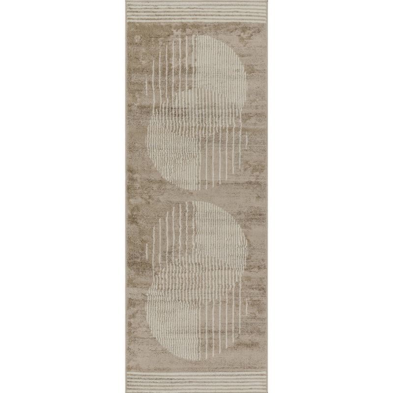 Skandi Boho Rug Brown/Ivory, Runner 80 x 220cm