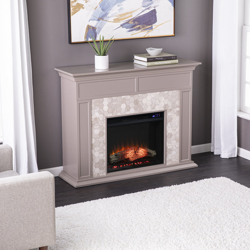 Red Barrel Studio® 45.5 " W Electric Fireplace with BTU 5100