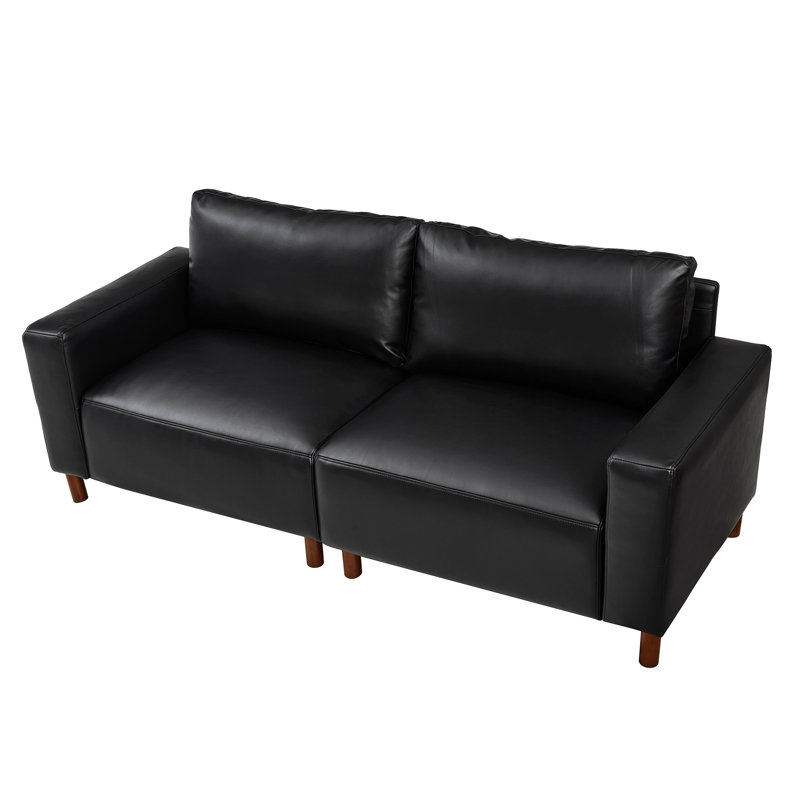Causeuse rembourrée pour salon, appartement, Noir