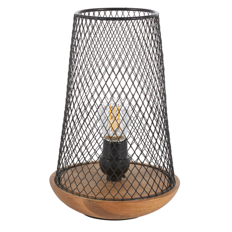 Lampe de table brune 10 po