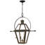 Lanterne suspendue d'extérieur 2 lumières H 23,5 po Amber-757346705
