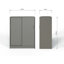 22 Pair Shoe Storage Cabinet-245894655