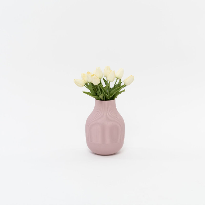 Bouquet de tulipes artificielles Real Touch crème