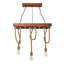 Luminaire suspendu 3 lumières 59 X 31,5 po