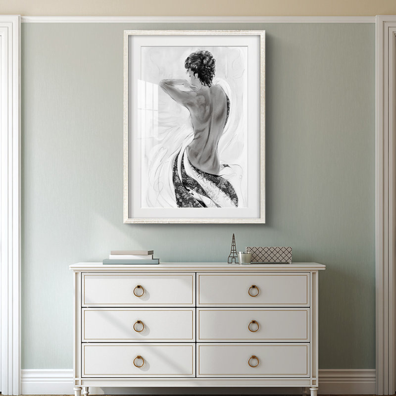 Solitude Sketch II -Framed Print