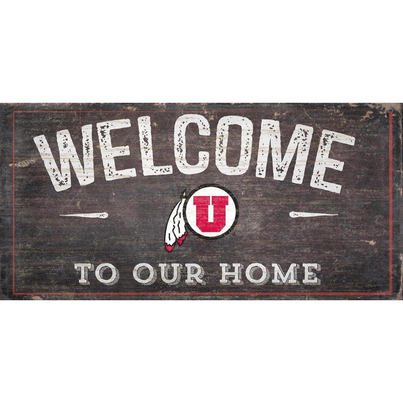 Décoration murale ncaa welcome, Runnin' Utes de l'Utah