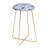 Upholstered Counter Stool with Metal Frame
