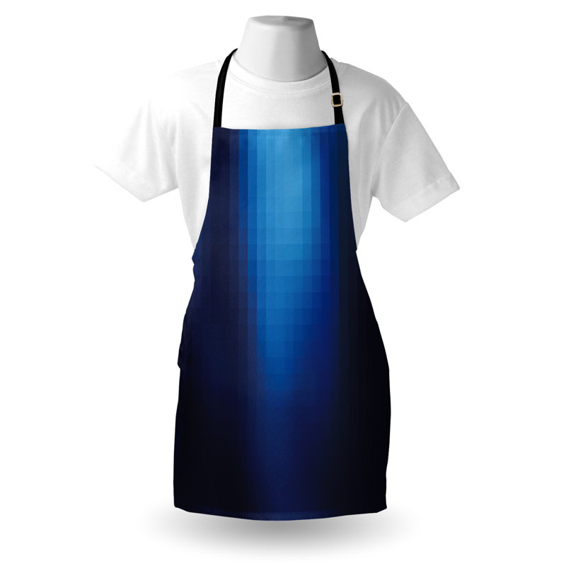 Tablier bleu marine, bleu marine pâle