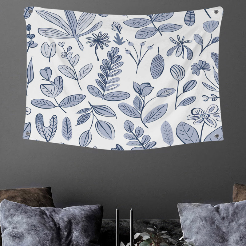 Tapisserie murale «Herb Leaves» - Décoration murale nature, H 50 po x l 60 po