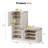 Multi Functional Shoe Storage Cabinet With Bench & 7+3 Storage Compartment, Adjustable Layer Board, Shoe Bench With Cushion For Entryway, Freestanding Shoe Rack For Entryway, Mudroom, Hallway,White
