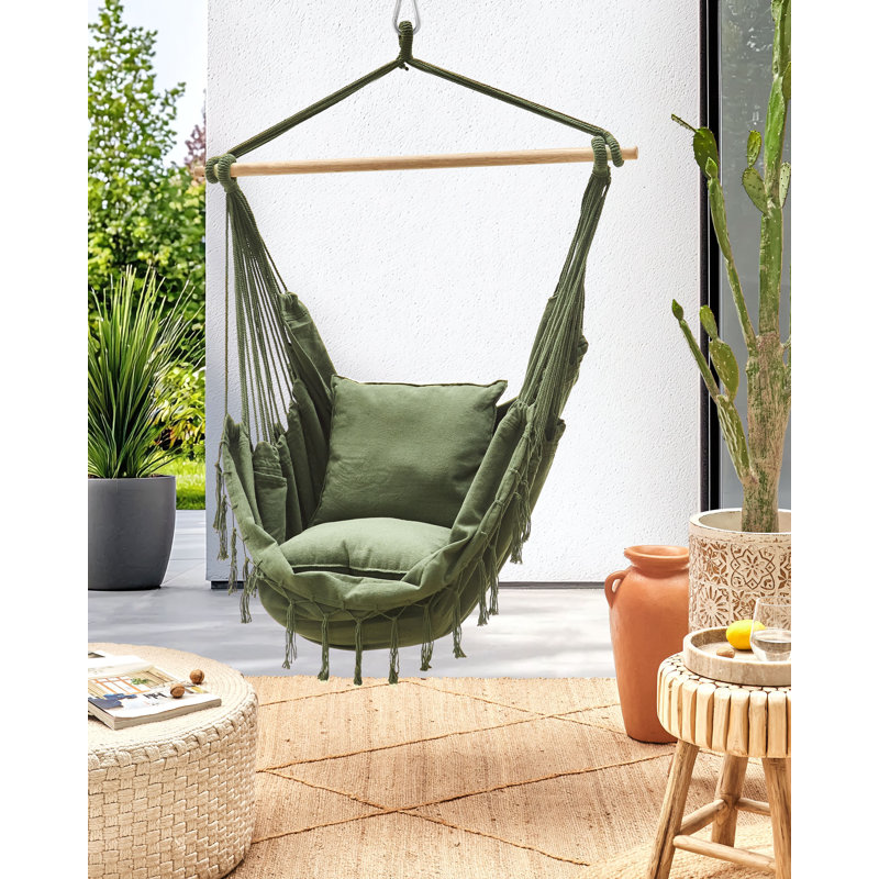 Hanging Chair BONEA Cotton, Green