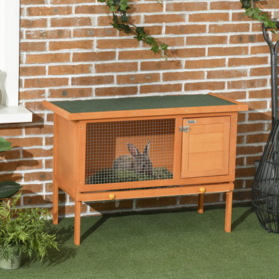 Britton Weather Resistant Rabbit Small Animal Hutch