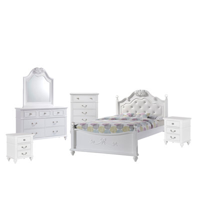 Kirklan Full Platform 6PC Bedroom Set