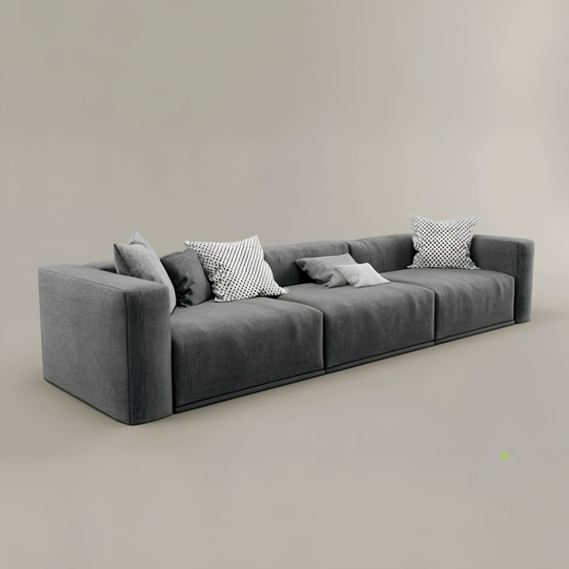 Canapé horizontal horizontal, Gris foncé