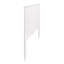 Grande tête de lit Xochitl, tête de lit à panneau plat, P 2,25 po x l 64,5 po x H 48 po, blanc-31132057-31132053