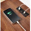 Ensemble de chambre à coucher de ferme 3 pièces, table de chevet avec DEL et station de charge