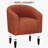 Upholstered Accent Chair Fabric Club Chair-116648881