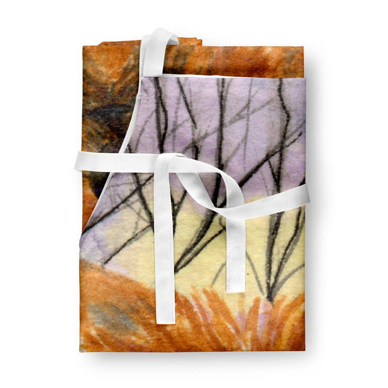 No Pattern Bib Apron