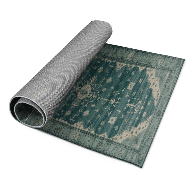 Tapis gris intérieur et extérieur surteint