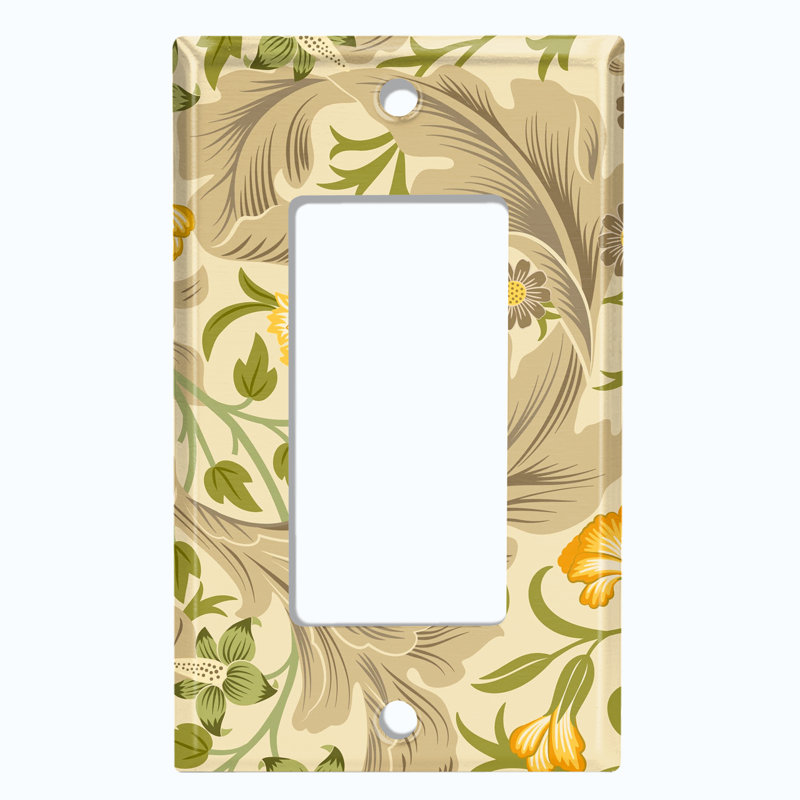 Copper Rust Patina Teal Print 1 - Gang Rocker Standard Wall Plate
