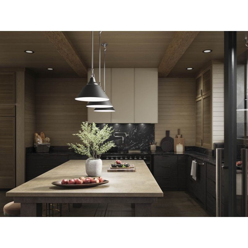 Varla 24 In. Pendant, 72.44" H x 16" W x 12.38" D, Chrome