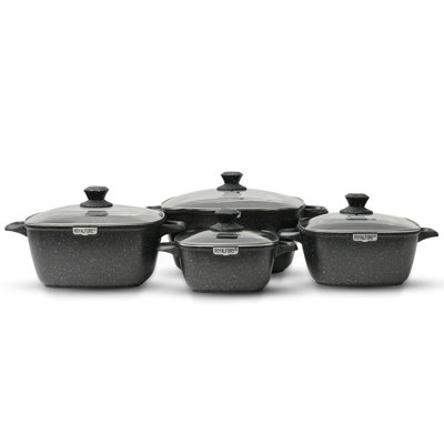 4 - Piece Non-Stick Aluminum Cookware Set