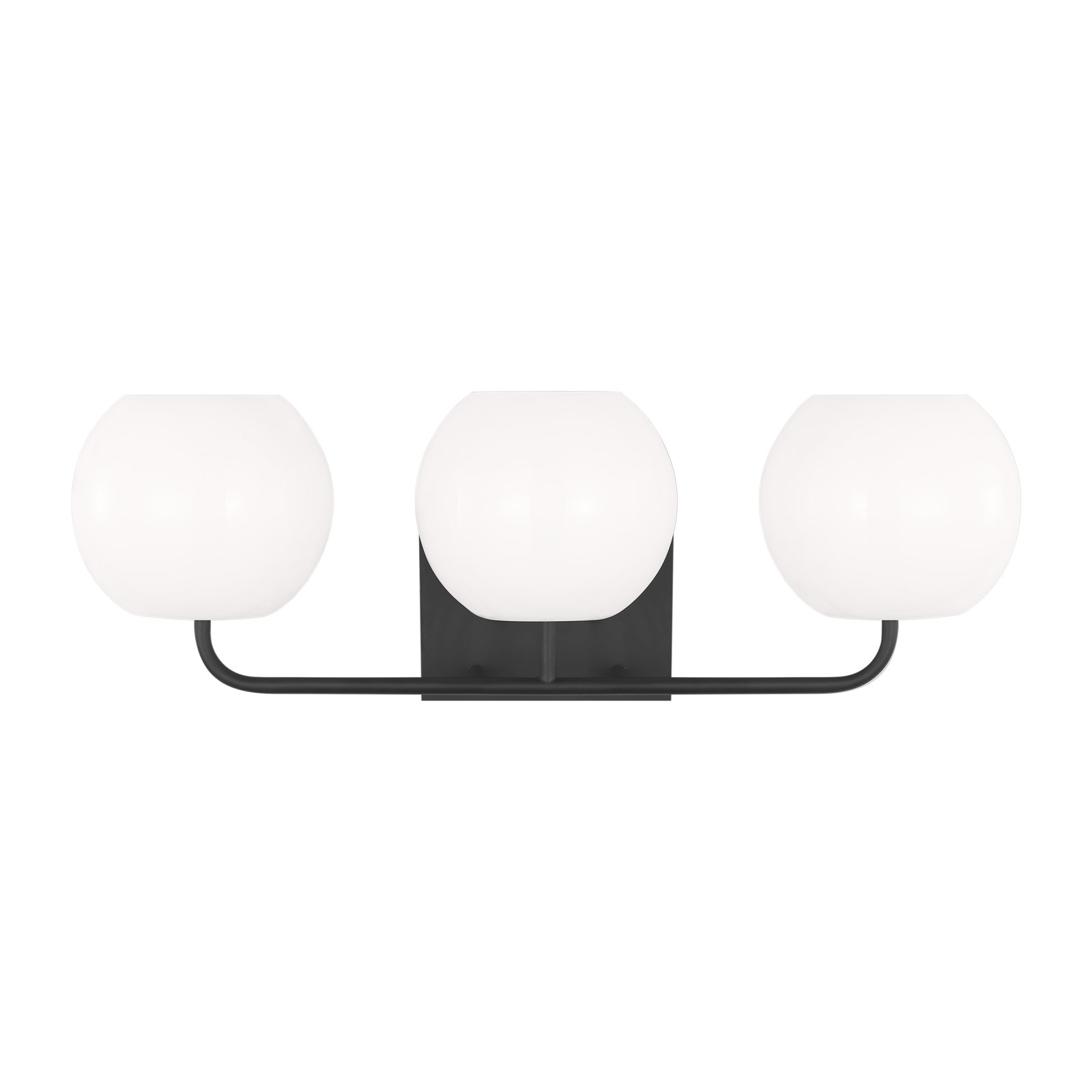 Jorund 3 Light Dimmable Vanity Light, Midnight Black, Yes