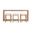 82" Console Table and Stool Set