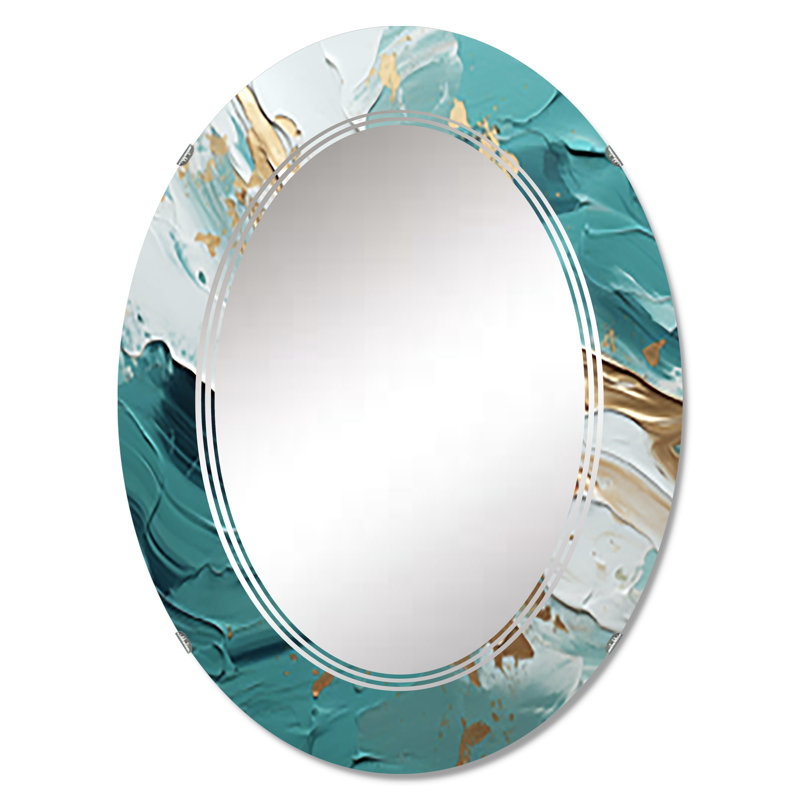 Luminosa - Miroir mural moderne ovale, 30 po x 20 po