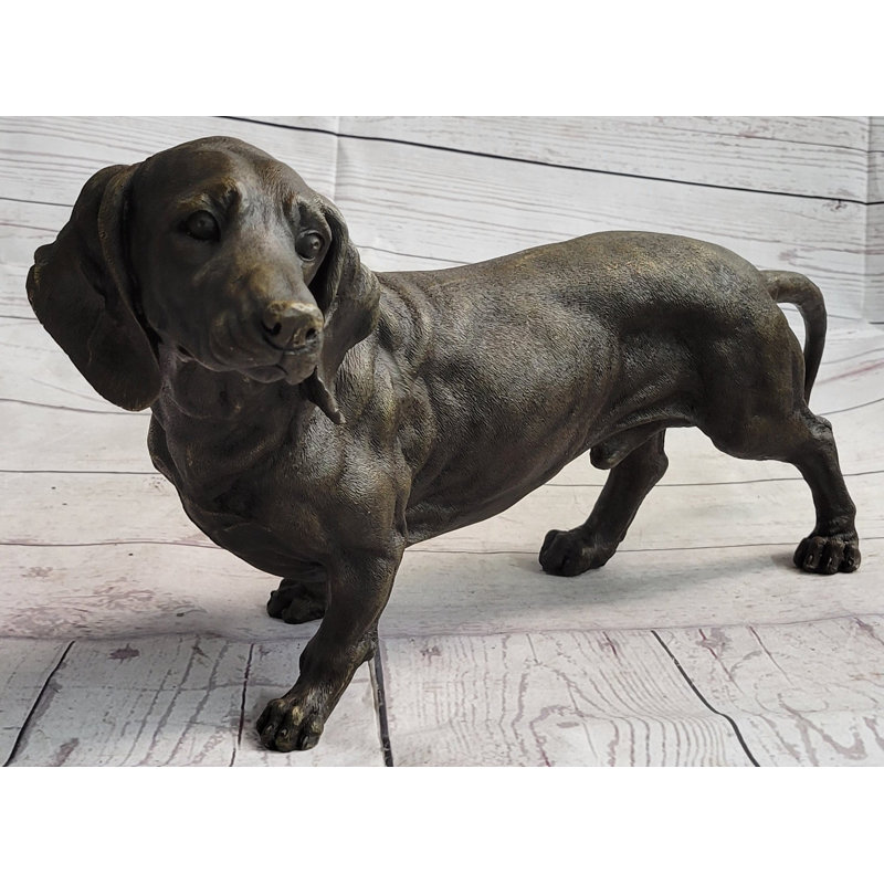 Figurine sculpture teckel Weiner