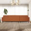 Canapé modulaire en cuir synthétique Ella Ella-137505338