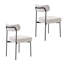 Ensemble de 2 chaises de cuisine Modern