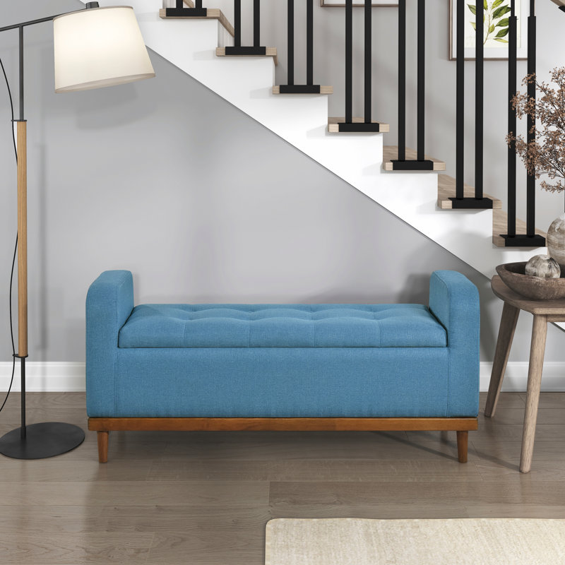 Meuble de rangement Mid-Century, Bleu