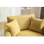 Fauteuil surdimensionné de 46,3 po, tissu chenille, fauteuil confortable et demi-canapé simple avec coussin-649879461