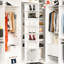 Range-chaussures tour 7, rotation 360 °, support de filage blanc Colorway, s'adapte à divers articles, teinte