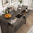 47.2" Large Buffet Cabinet Sideboard With Drawers,Shelves And Doors-1295968724
