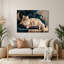 Chats, art mural bleu himalayen-706598493