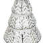 Ensemble de 2 arbres en verre au mercure - H 4,5 po x 4,5 po x H 7,75 po