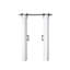 84'' Solid + Manufactured Wood Barn Doors Semi-Gloss with Installation Hardware Kit Bi-Fold Door-101121775
