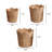 Calvin Bohemian Farmhouse Handwoven Water Hyacinth Scalloped Edge Nesting Baskets (Set of 3)-386153008