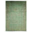 Tapis vert unique noué à la main 11 pi 10 po x 17 pi 2 po