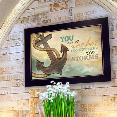 « you are my anchor », reproduction d’impression encadrée