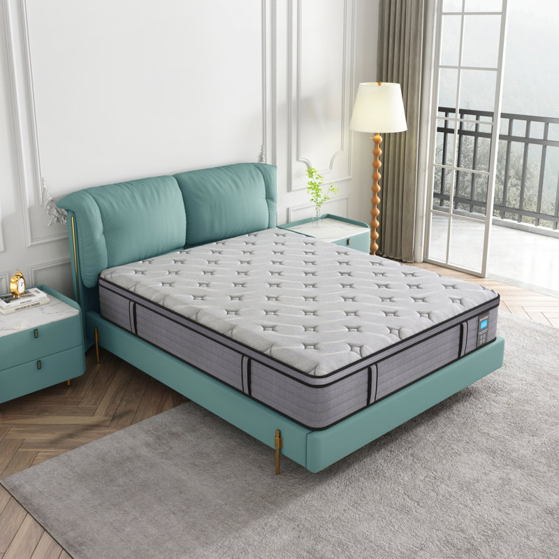 12'' Medium-Firm Euro Top Memory Foam Hybrid Mattress In A Box, King