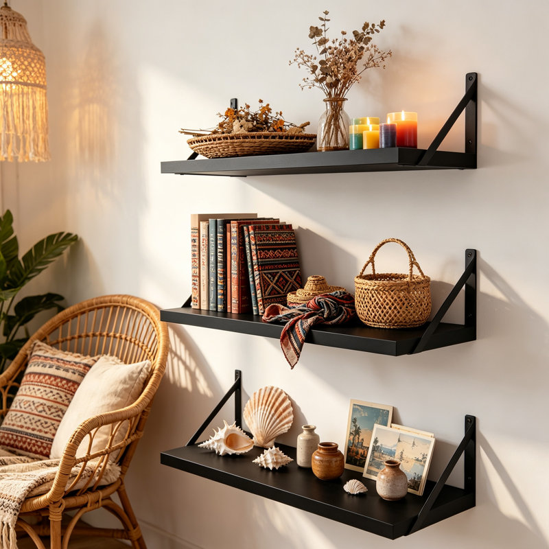 Solid Wood Floating Shelf