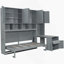 Lit escamotable innovant avec placard, tiroirs et bureau, une solution compacte et fonctionnelle pour les espaces de vie modernes