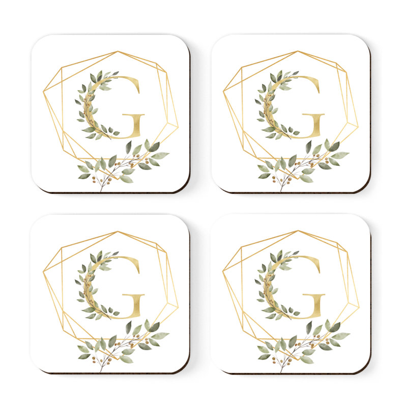 Sous-verres Café à monogramme, G